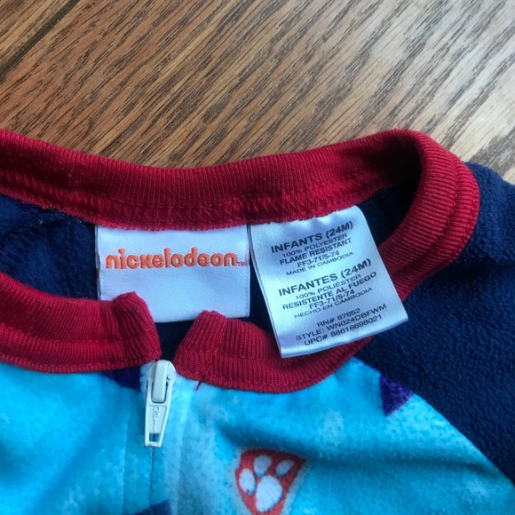 Nickelodeon 24m size Paw Patrol pajamas. - Picture 2 of 4
